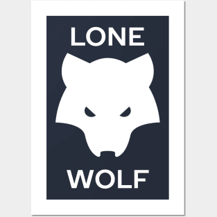 Lone Wolf Introvert T-Shirt Posters and Art